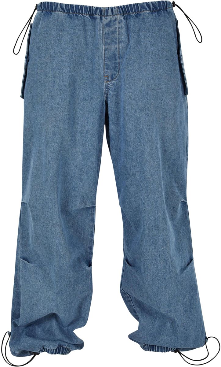 Urban Classics Jeans - Parachute Jeans Pants - S bis XXL - für Männer - Größe M - hellblau