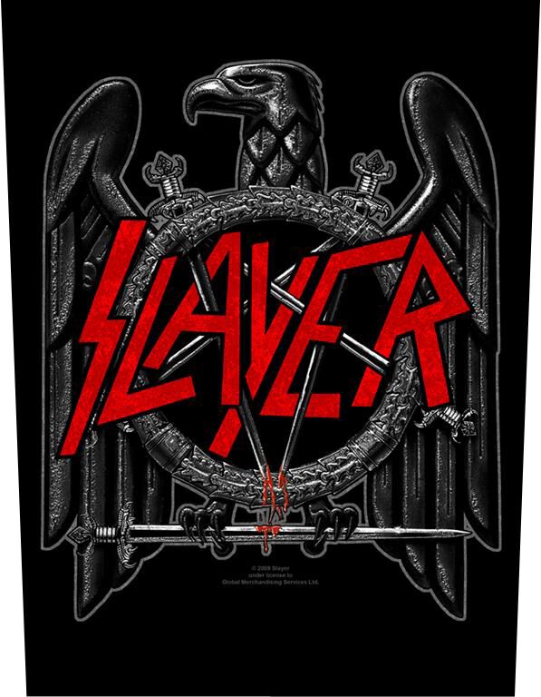 Slayer Backpatch - Black Eagle   - Lizenziertes Merchandise!