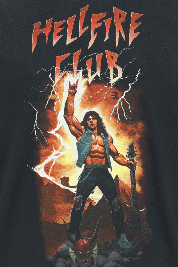 Stranger Things T-Shirt - Hellfire Club - M bis 3XL - für Männer - Größe M - schwarz  - EMP exklusives Merchandise!