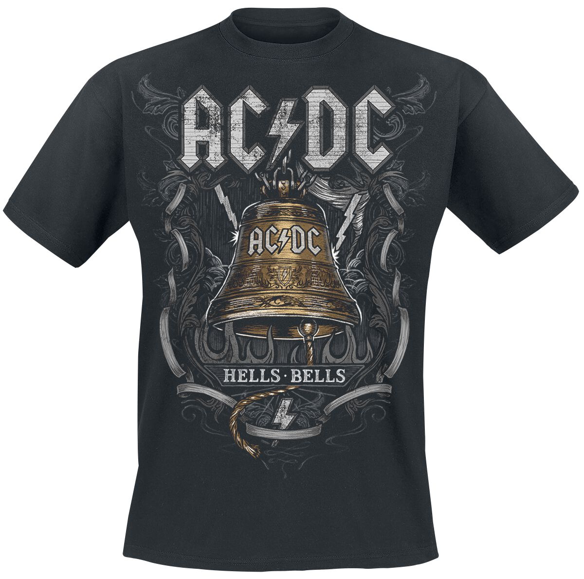 AC/DC T-Shirt - Hells Bells - S bis 4XL - für Männer - Größe 4XL - schwarz  - EMP exklusives Merchandise!