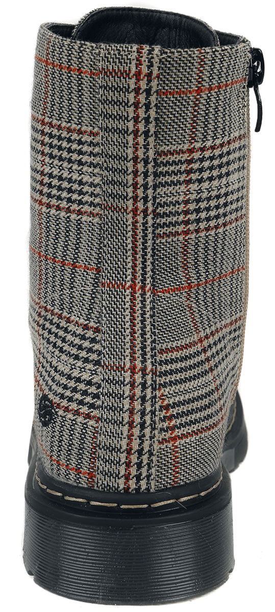 Dockers by Gerli Boot - Checked Boot - EU37 bis EU41 - für Damen - Größe EU41 - braun/schwarz