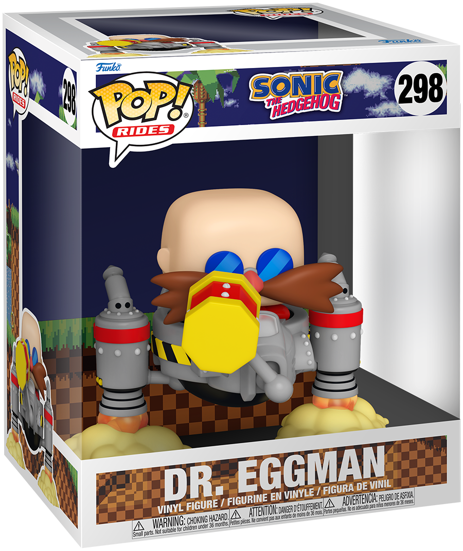 Sonic The Hedgehog - Dr. Eggman (Pop! Ride) Vinyl Figur 298 - Funko Pop! Figur - multicolor