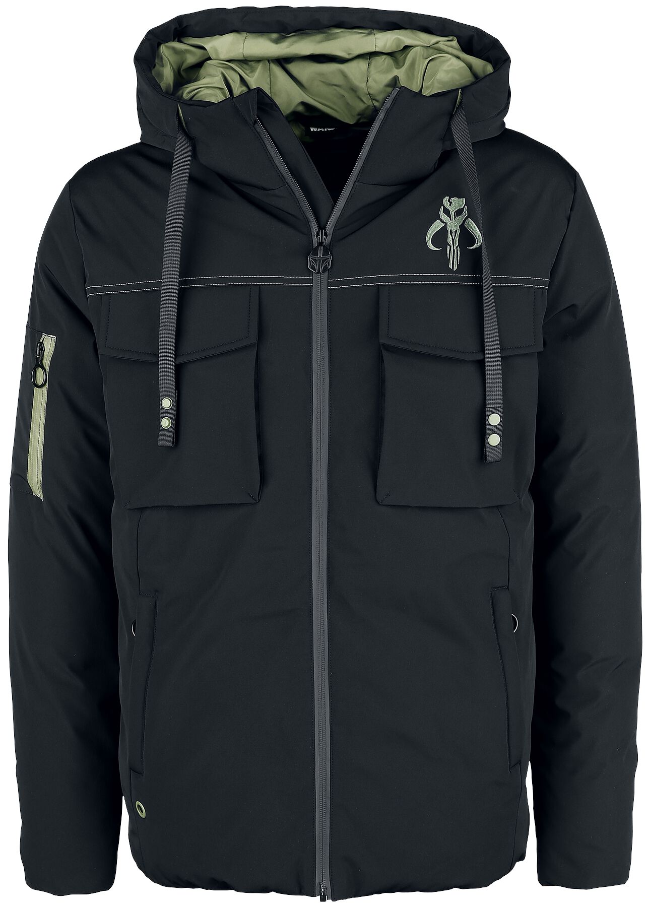 Star Wars The Mandalorian – Skull Winterjacke schwarz