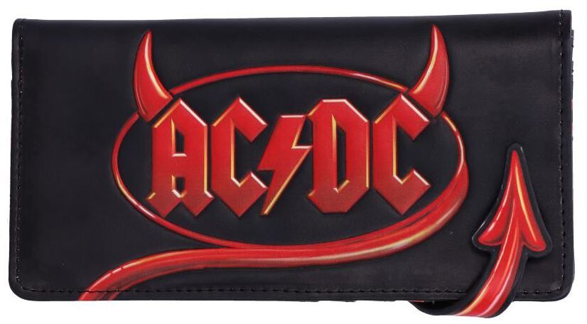 Image of AC/DC Lightning Geldbörse schwarz/rot