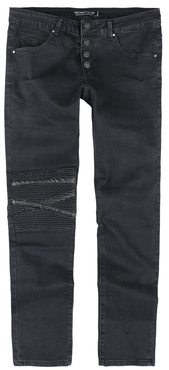 Gothicana by EMP - Gothic Jeans - Gothicana X The Crow Jeans - W30L34 bis W34L34 - für Männer - Größe W31L34 - schwarz