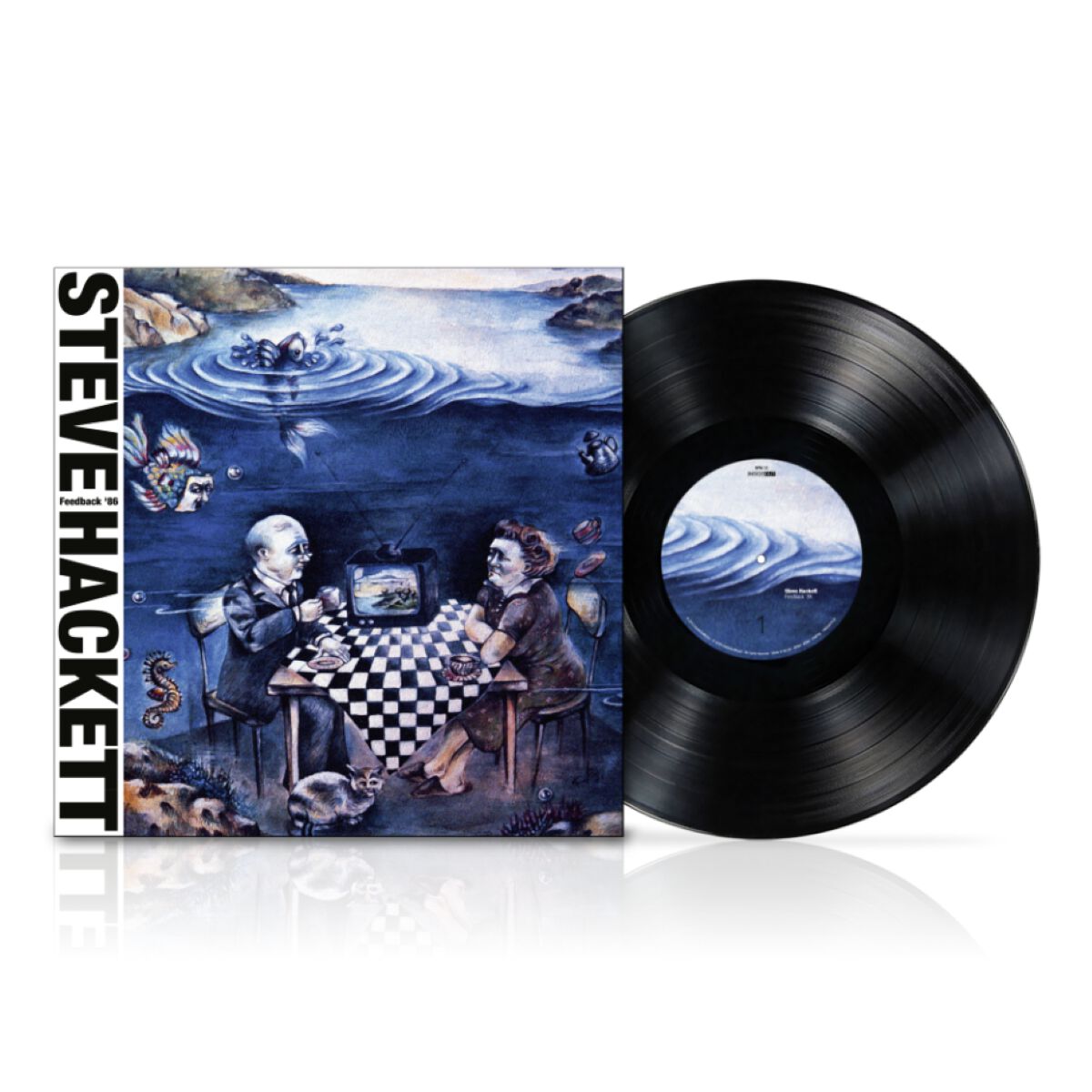 Steve Hackett Feedback `86 LP multicolor