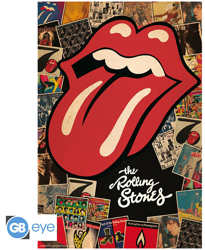 The Rolling Stones - Collage - Poster - multicolor