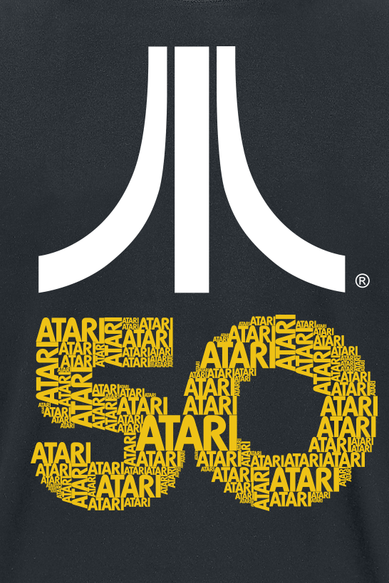 Atari 50th Anniversary T-Shirt schwarz