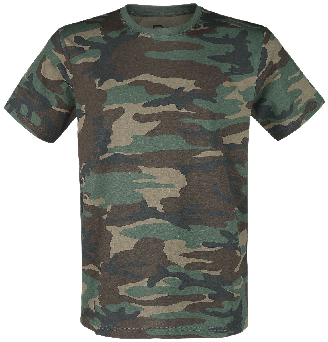 Brandit T-Shirt - Premium T-Shirt - S bis 5XL - für Männer - Größe 4XL - woodland