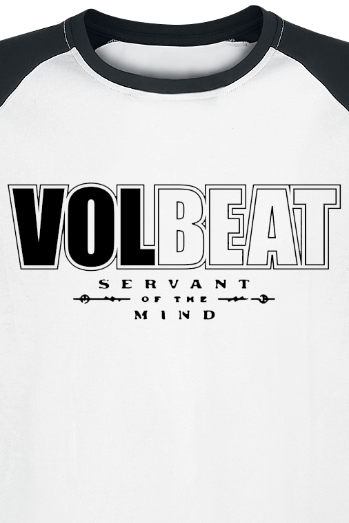 Volbeat Servant of the mind Langarmshirt schwarz weiß