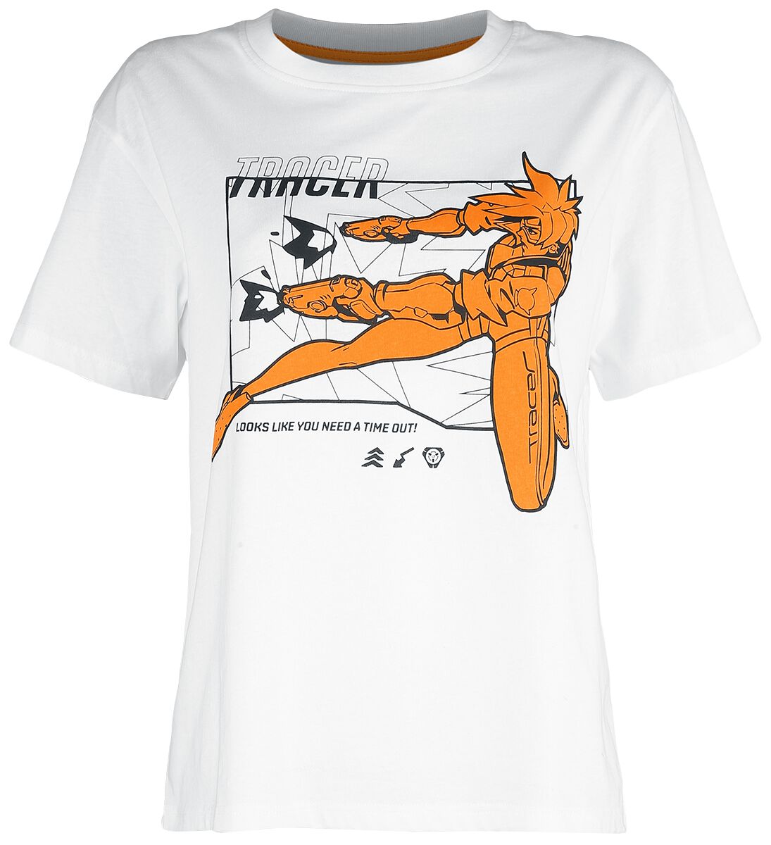 Image of Overwatch Shooting Tracer T-Shirt weiß