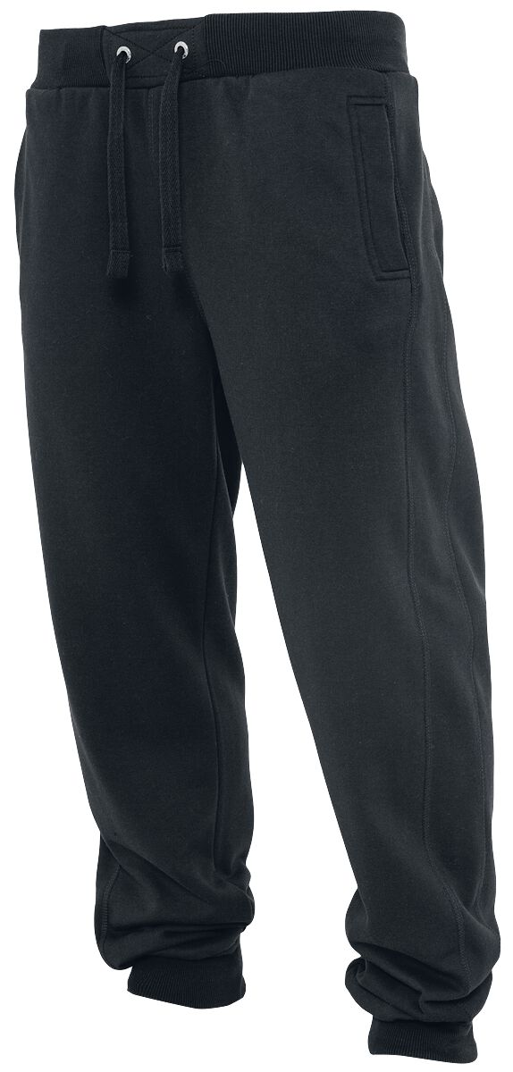 Urban Classics Trainingshose - Straight Fit Sweatpants - S bis XXL - für Männer - Größe L - schwarz