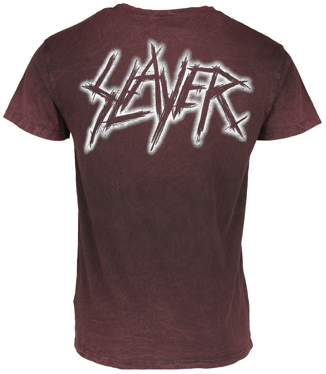 Slayer T-Shirt - Big Goat - S bis XXL - für Männer - Größe L - dunkelrot  - Lizenziertes Merchandise!