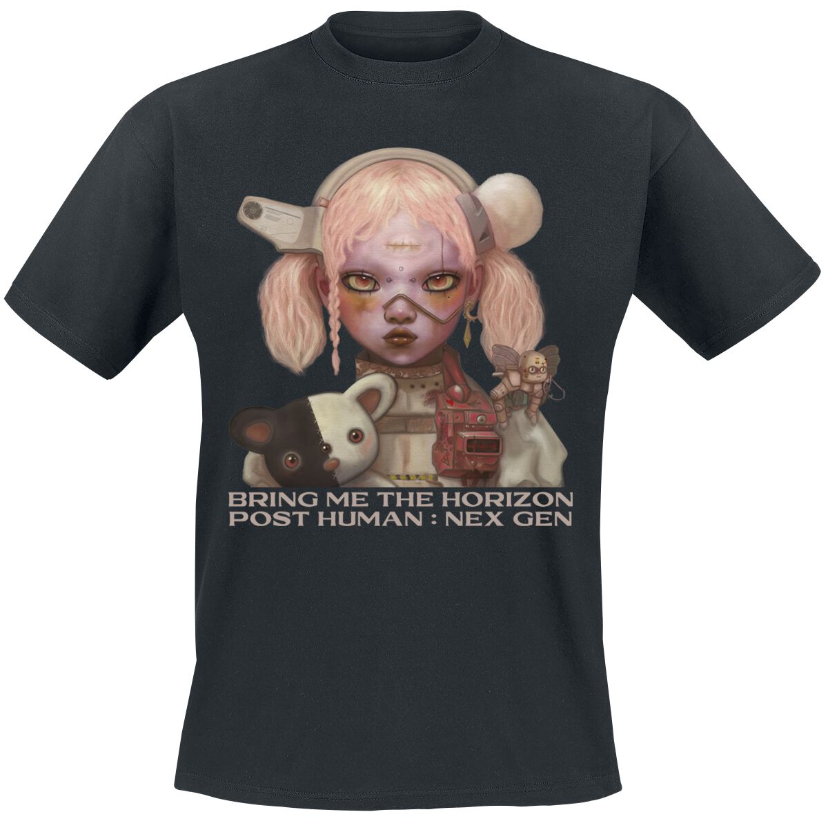 Bring Me The Horizon Next Gen Cover T-Shirt schwarz in XL