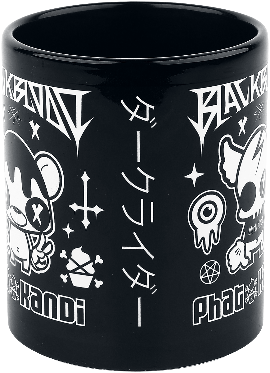 Black Blood by Gothicana Phat Kandi X Black Blood by Gothicana Tasse schwarz