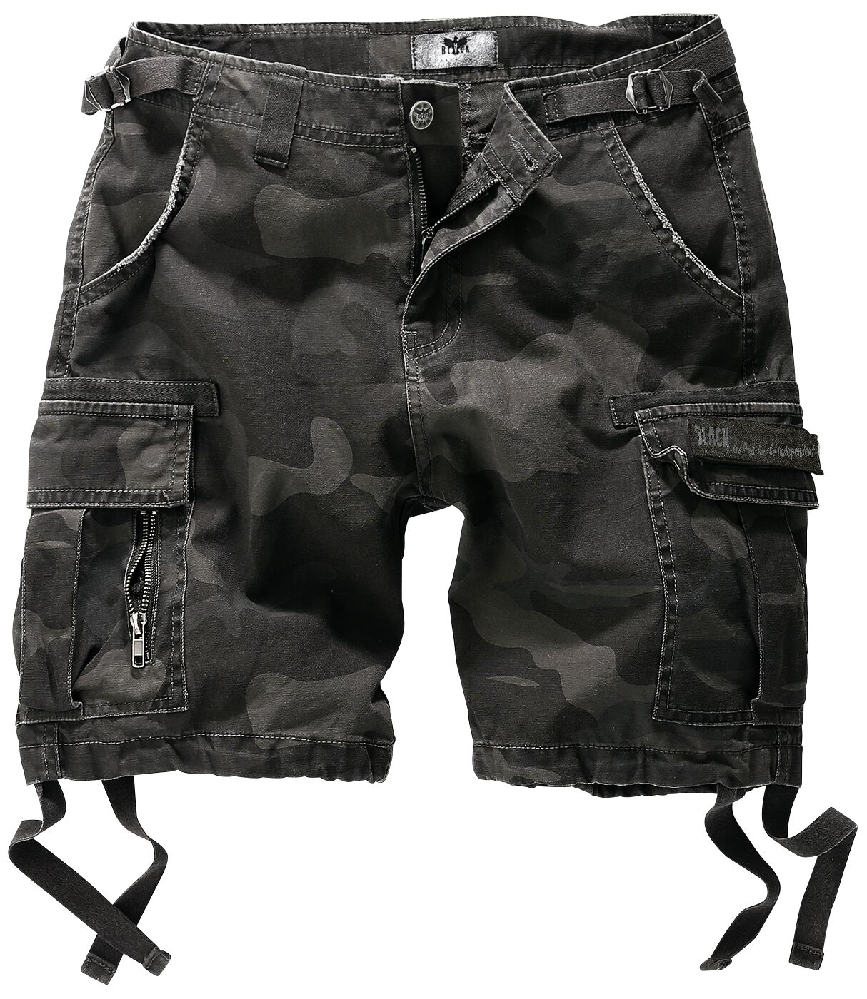 Black Premium by EMP - Camouflage/Flecktarn Short - Army Vintage Shorts - 27 bis 36 - für Damen - Größe 30 - camouflage