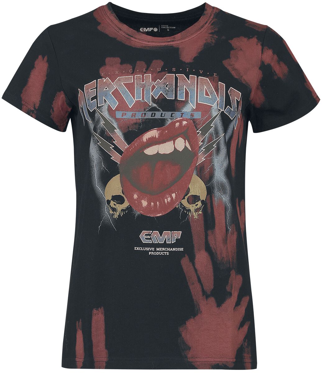 EMP Stage Collection T-Shirt With EMP Vintage Print T-Shirt schwarz in 4XL