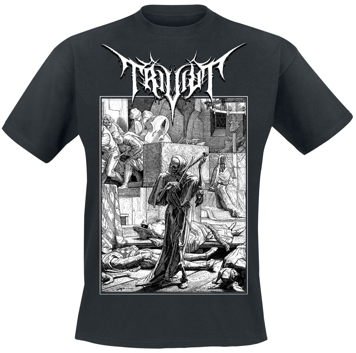 Trivium T-Shirt - Bone Violin - S bis XL - für Männer - Größe L - schwarz  - Lizenziertes Merchandise!