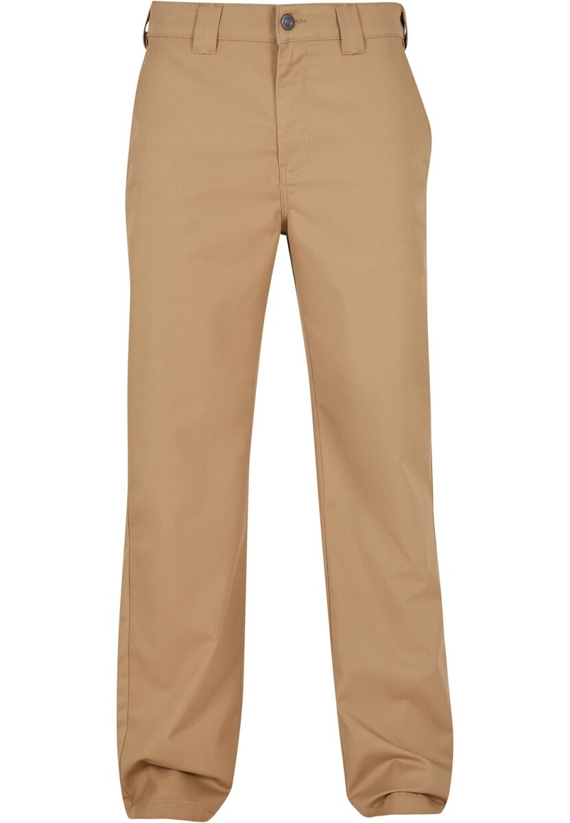 Urban Classics Chino - Classic Workwear Pants - W30L32 bis W38L34 - für Männer - Größe W38L34 - beige