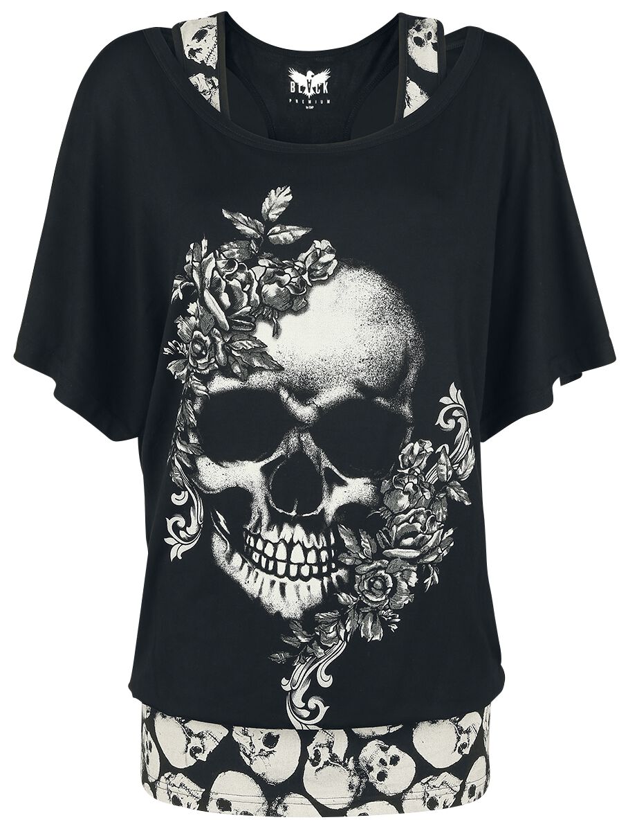 Black Premium by EMP T-Shirt - When The Heart Rules The Mind - S bis 5XL - für Damen - Größe XL - schwarz