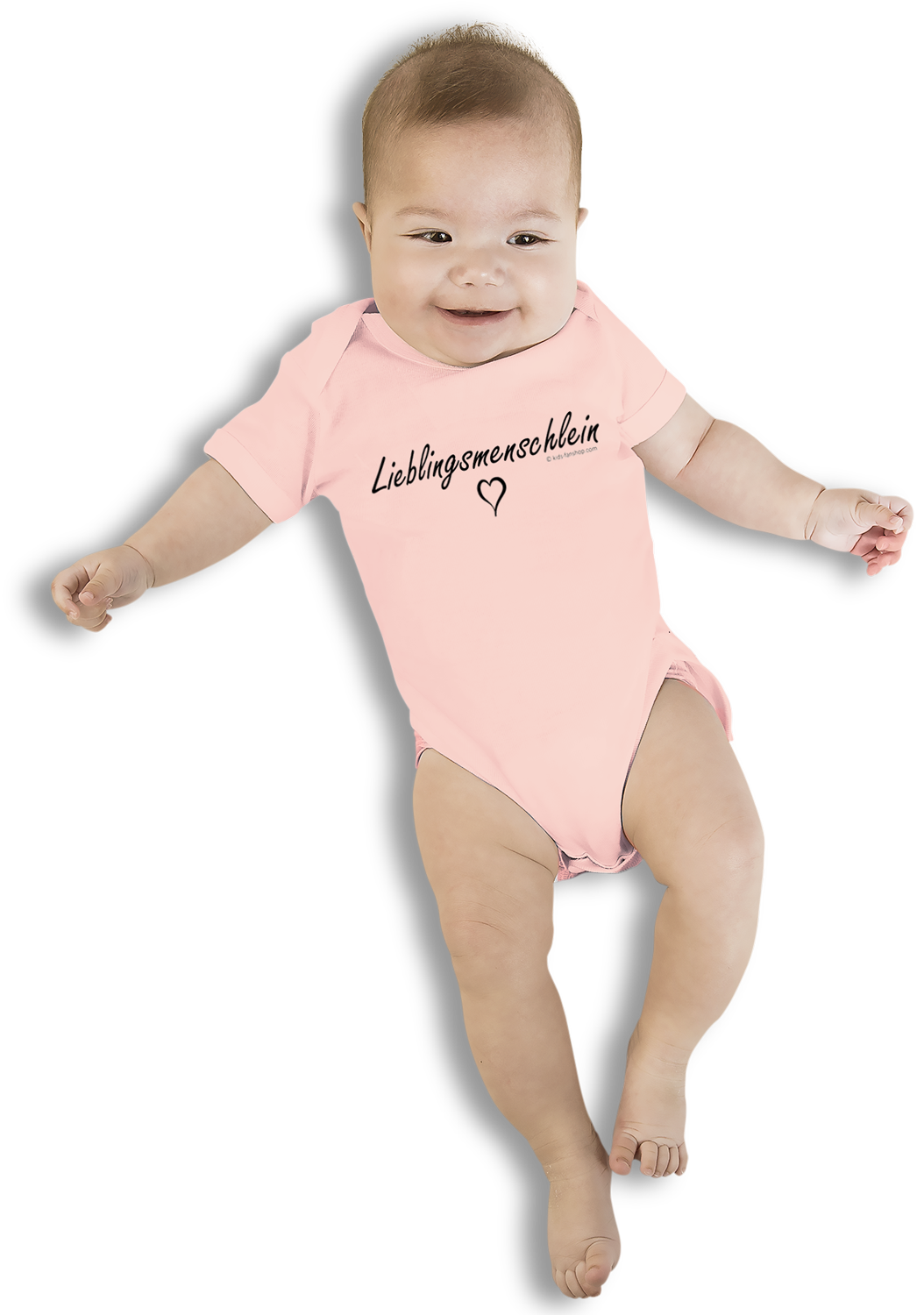 Sprüche Funshirt - Sprüche - Kids - Lieblingsmenschlein Body rosé