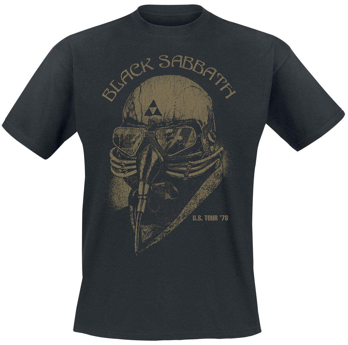 Black Sabbath T-Shirt - U.S. Tour `78 - S bis 5XL - für Männer - Größe L - schwarz  - Lizenziertes Merchandise!