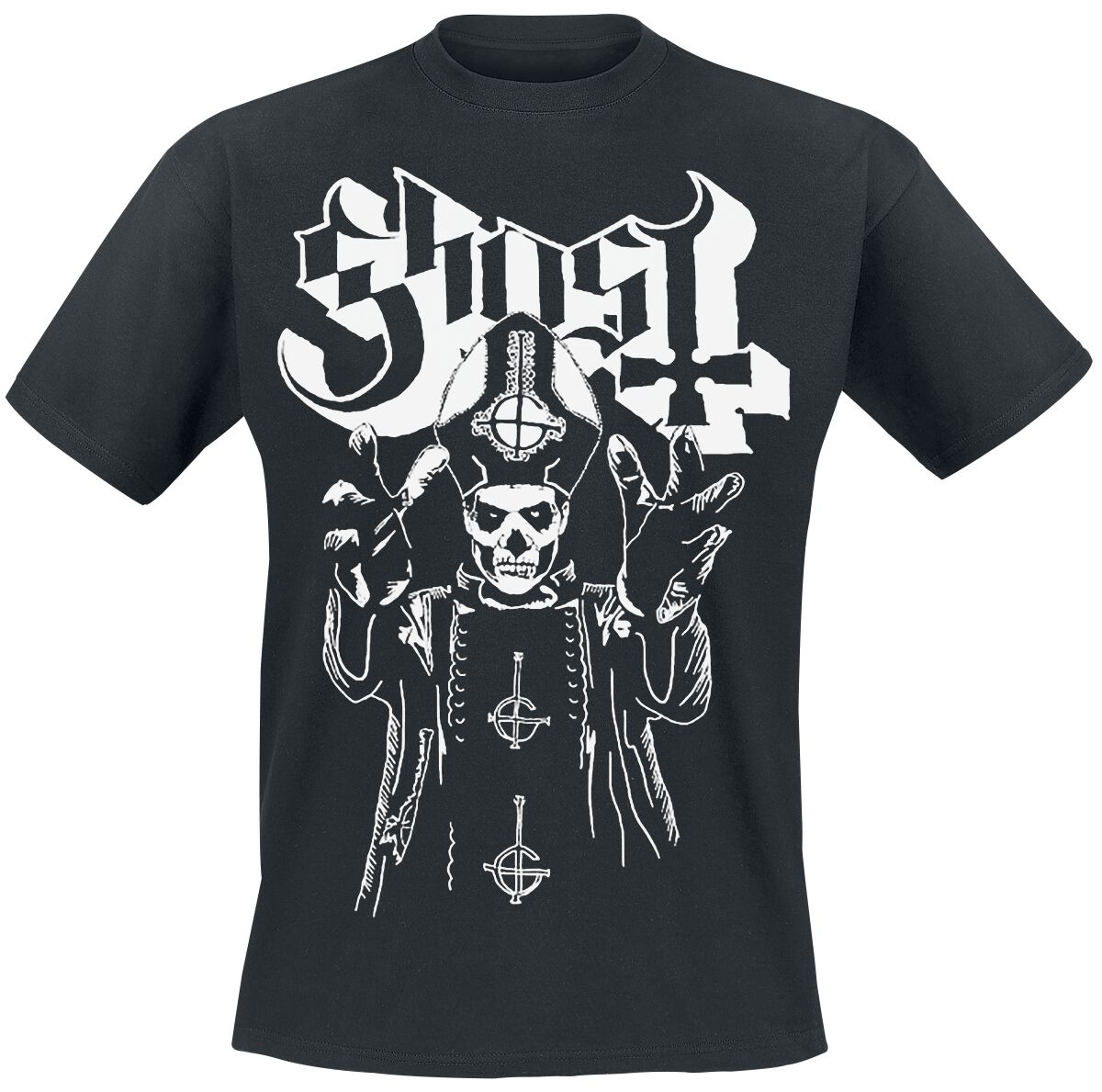 Ghost Papas Wrath T-Shirt schwarz in 4XL