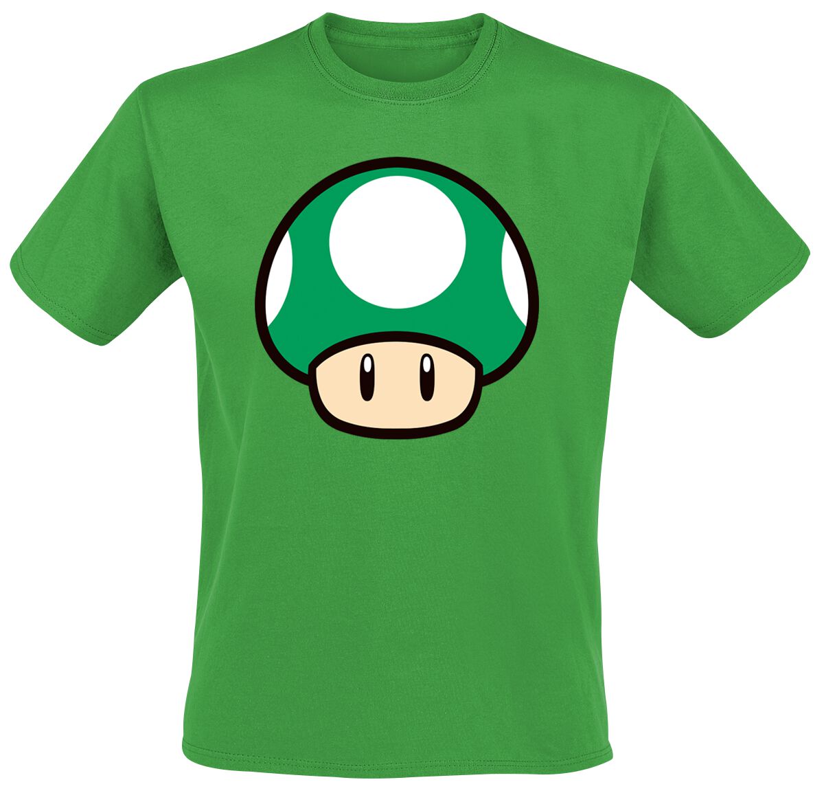 Super Mario Mushroom T-Shirt grün in S