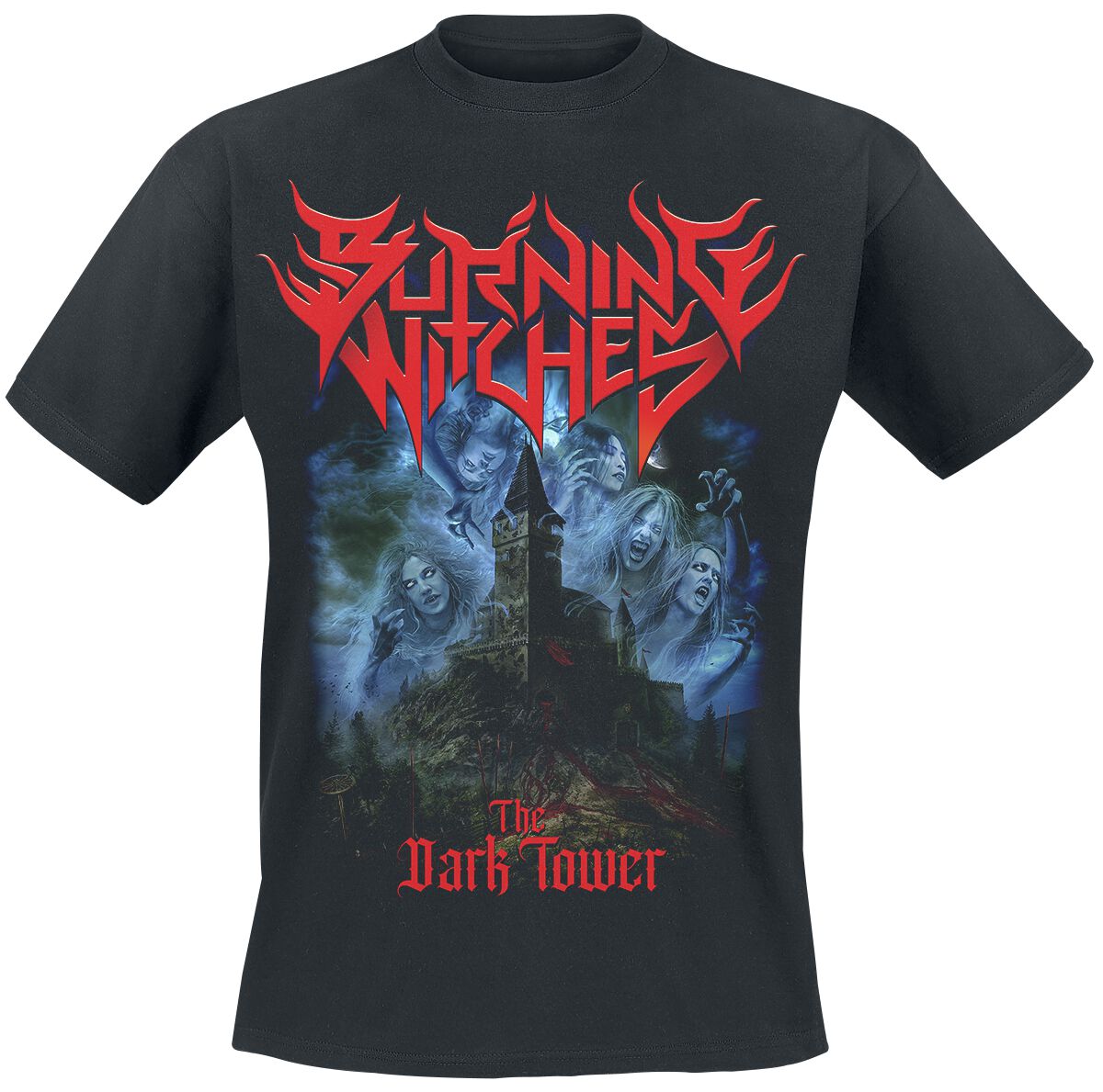 Burning Witches T-Shirt - The Dark Tower - S bis 4XL - für Männer - Größe 4XL - schwarz  - Lizenziertes Merchandise!