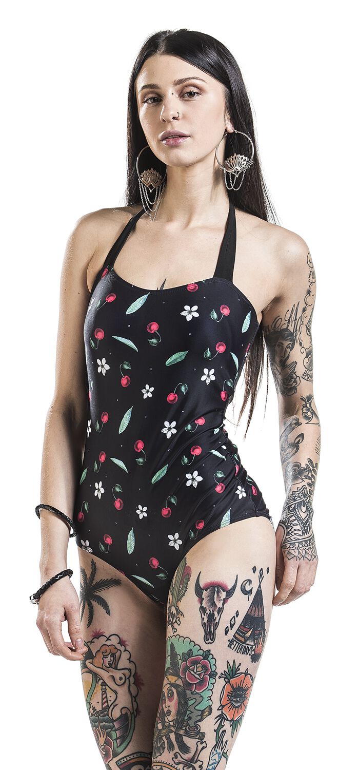 Pussy Deluxe Cherry Blossom Swimsuit Badeanzug multicolor in XS
