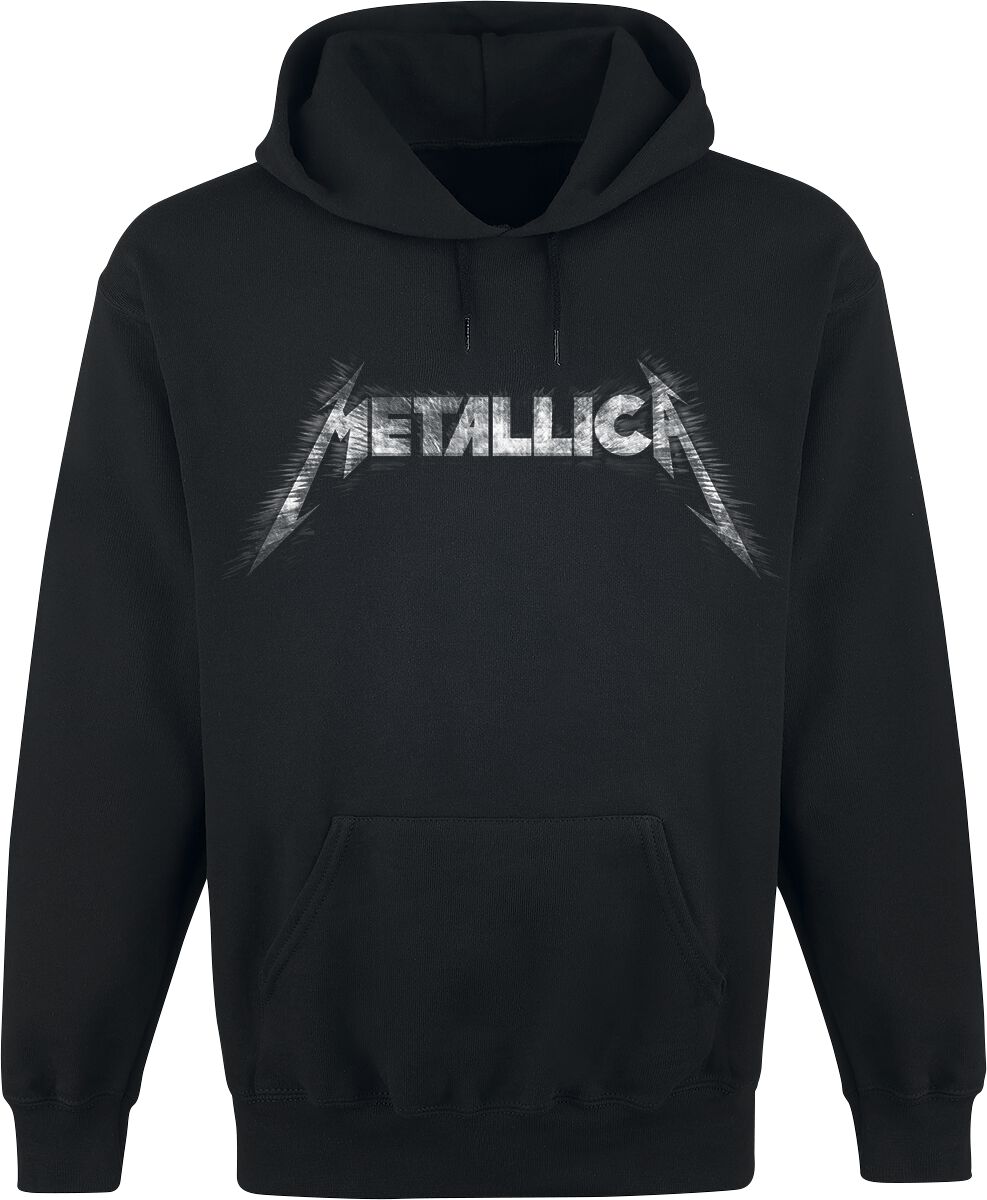 Metallica Kapuzenpullover - Spiked Logo - L bis XXL - für Männer - Größe XXL - schwarz  - Lizenziertes Merchandise!