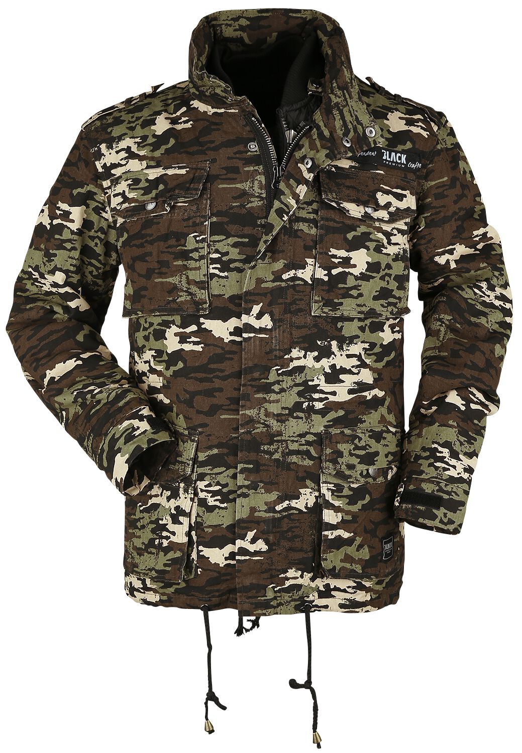 Black Premium by EMP Winterjacke - Army Field Jacket - S bis XXL - für Männer - Größe S - darkcamo
