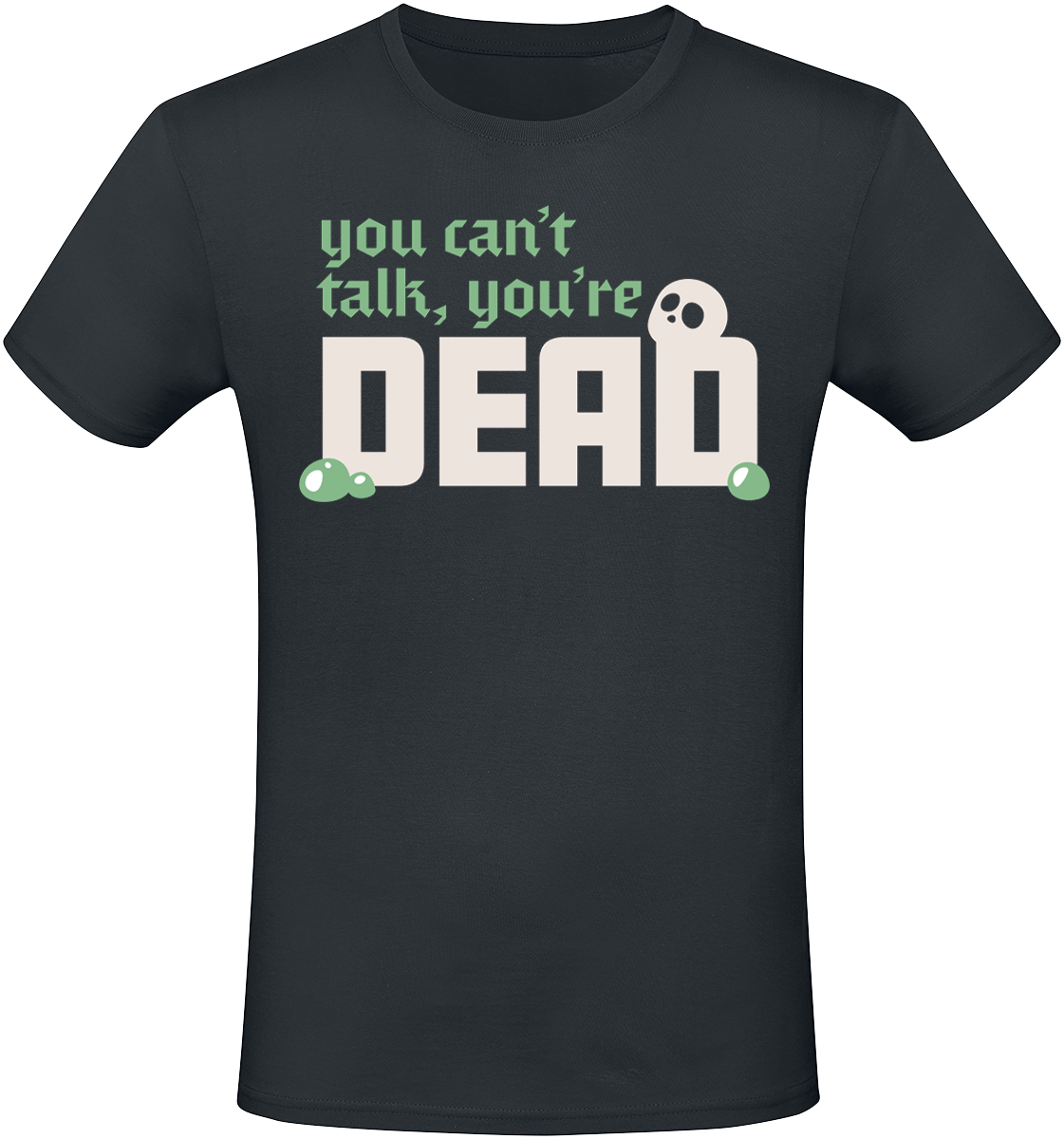 Dungeons and Dragons - You Can`t Talk. You`re Dead - T-Shirt - schwarz - EMP Exklusiv!