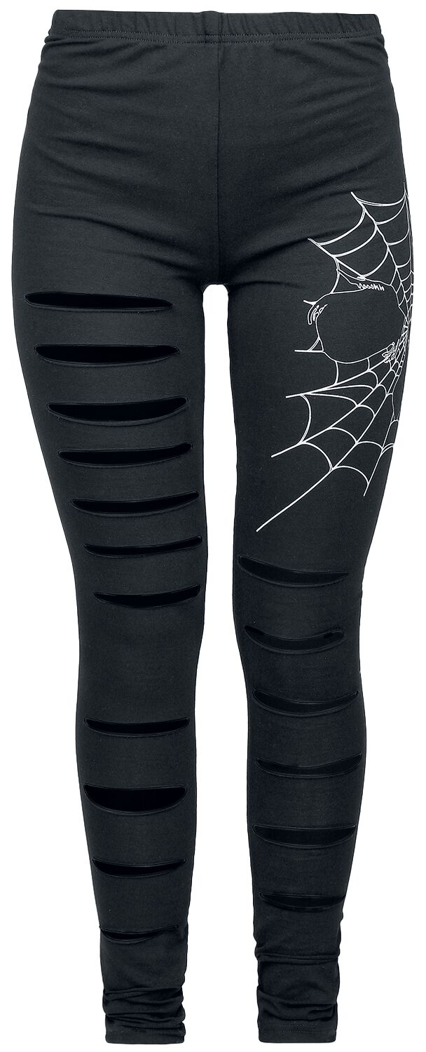 Image of Leggings Gothic di Heartless - Widow Maker leggings - XS a L - Donna - nero