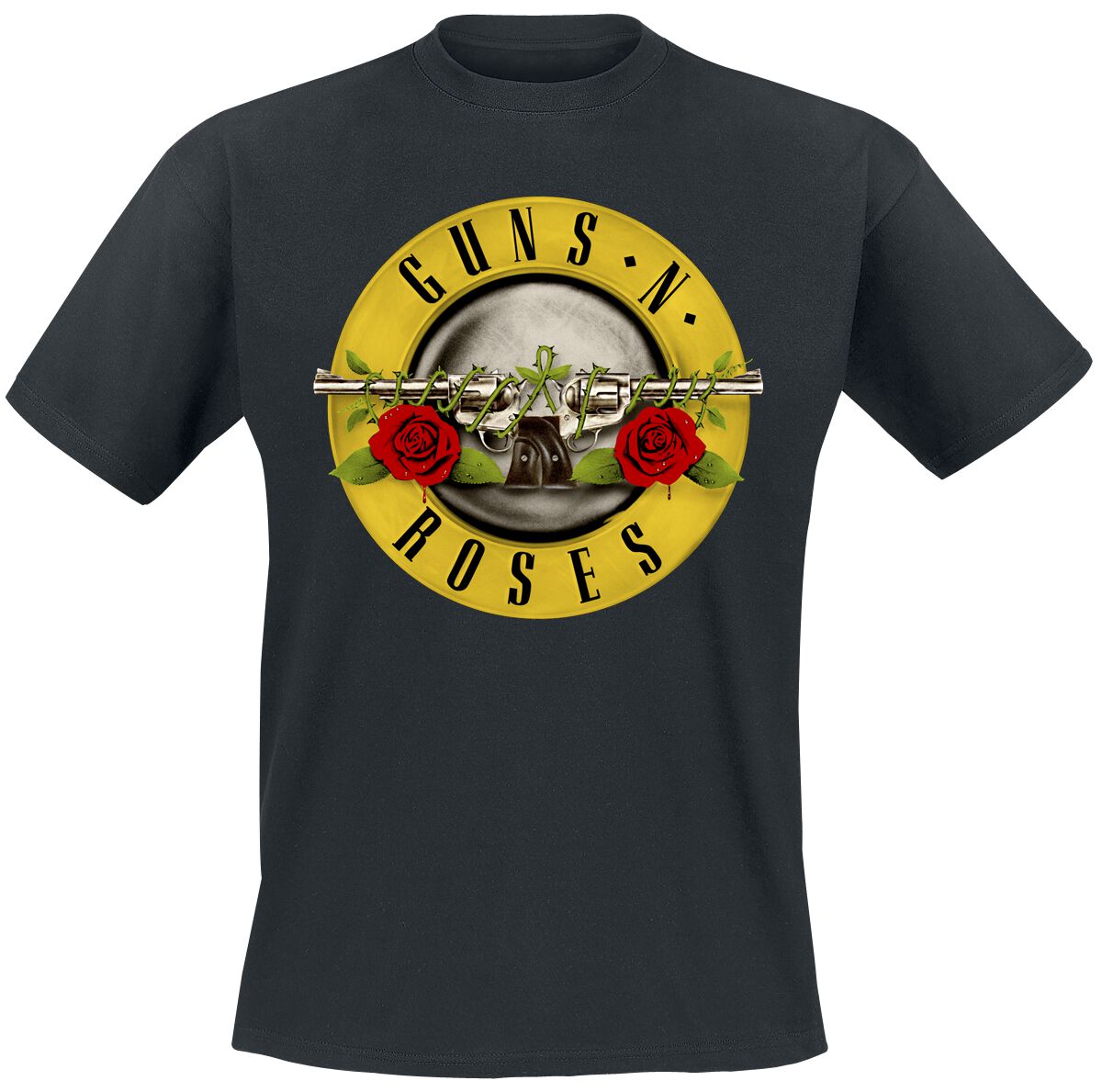 Guns N' Roses Distressed Bullet T-Shirt schwarz in S