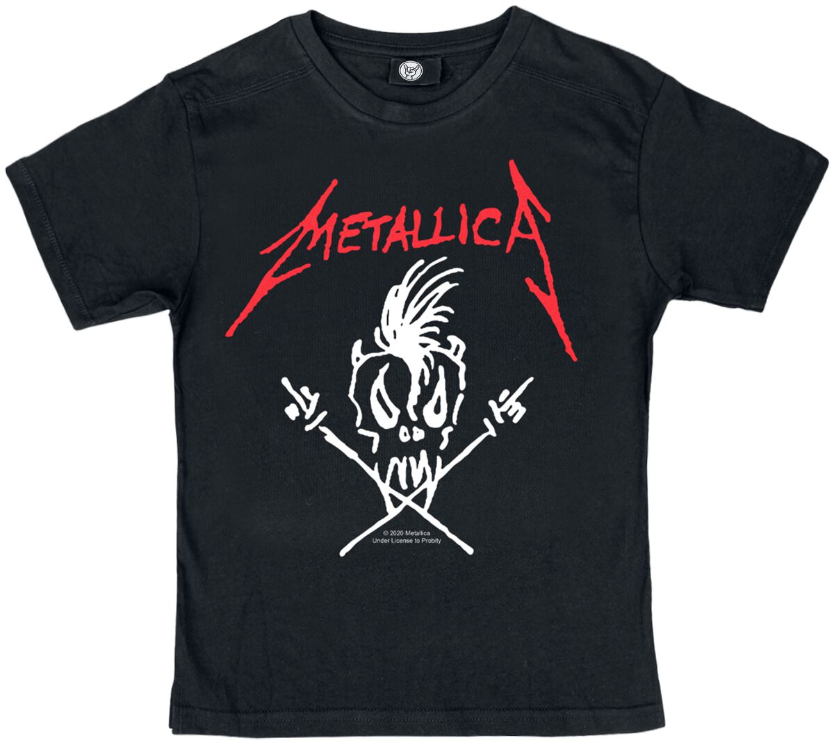 Metallica T-Shirt für Kinder - Metal-Kids - Scary Guy - für Mädchen & Jungen - schwarz  - Lizenziertes Merchandise!