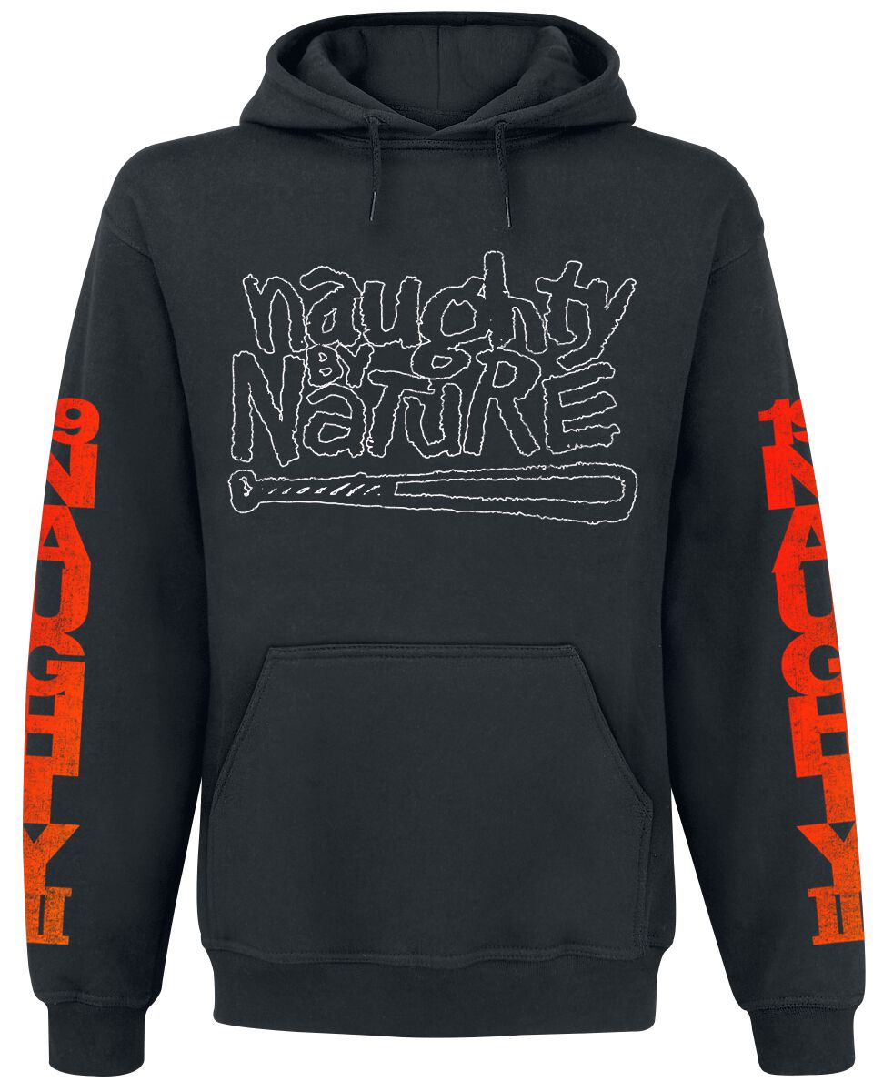 Naughty by Nature Hip Hop Hooray Kapuzenpullover schwarz in XXL