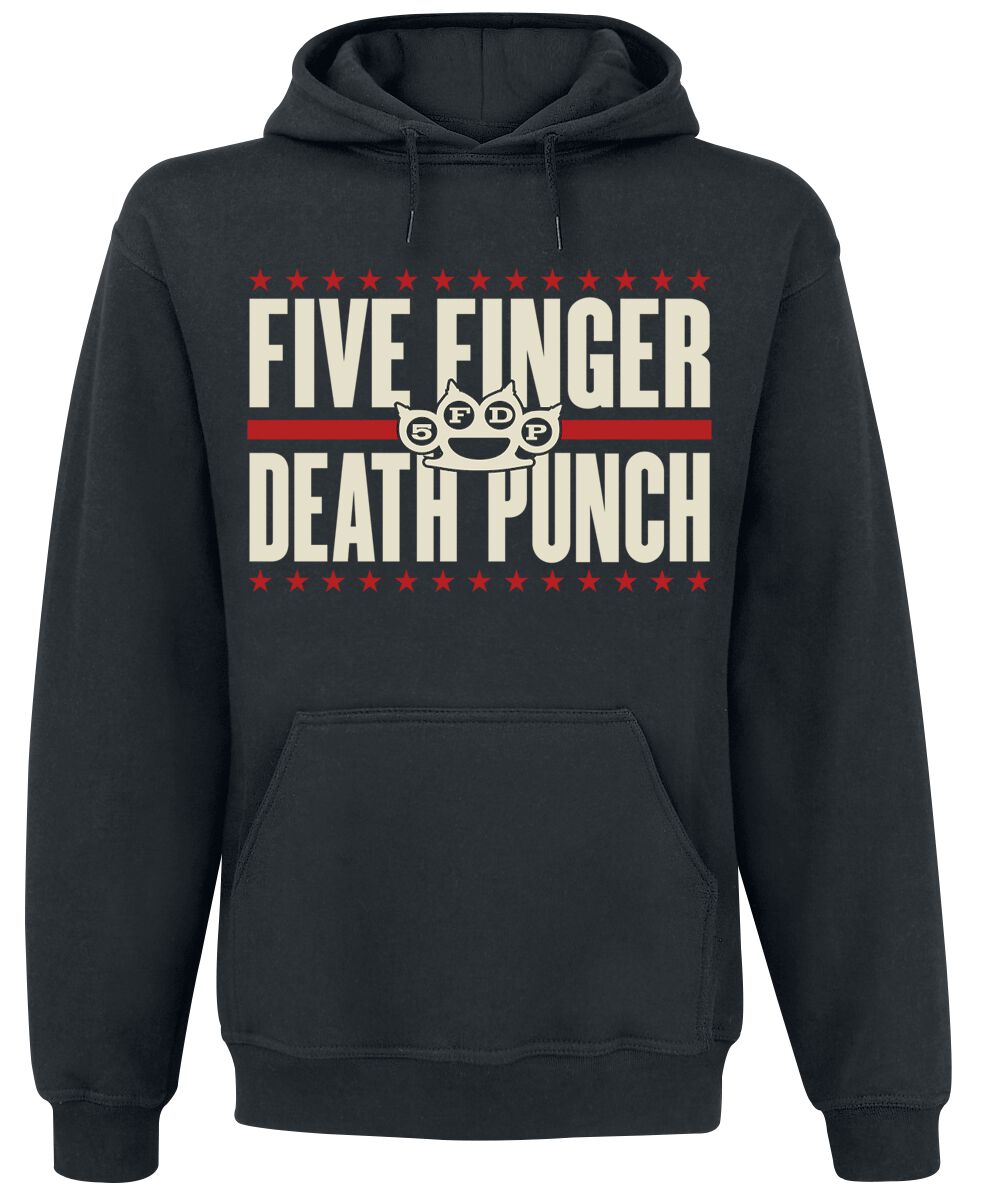 Five Finger Death Punch Kapuzenpullover - Punchagram - S bis XXL - für Männer - Größe XL - schwarz  - Lizenziertes Merchandise!