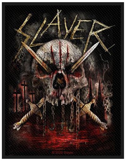 Image of Toppa di Slayer - Skull & Swords - Unisex - multicolore