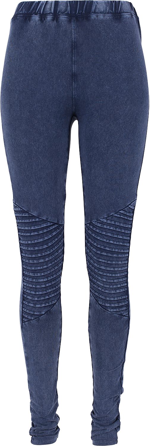 Urban Classics Ladies Denim Jersey Leggings Leggings blau in XXL