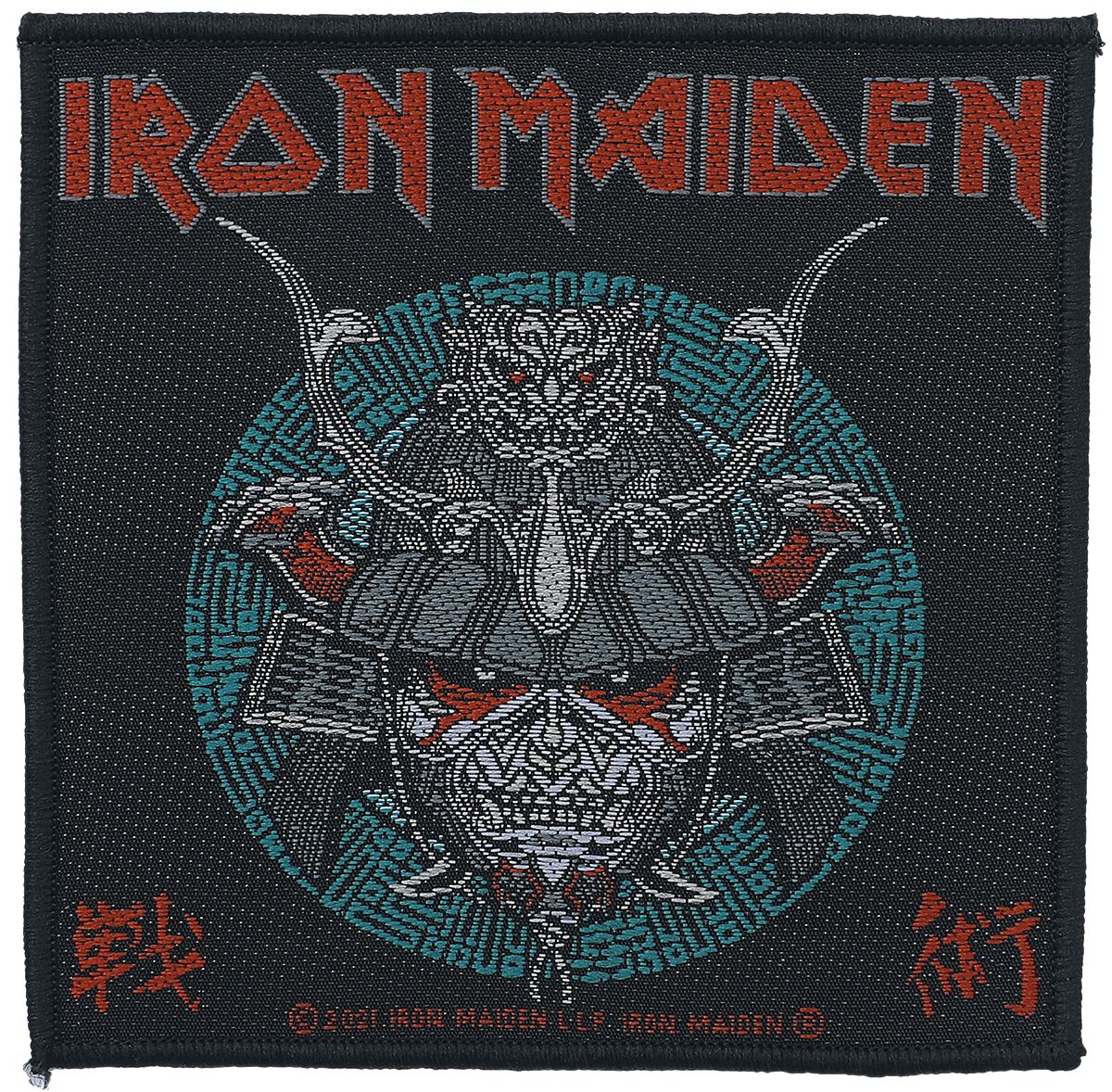 Iron Maiden Patch - Senjutsu Samurai Eddie - multicolor  - Lizenziertes Merchandise!