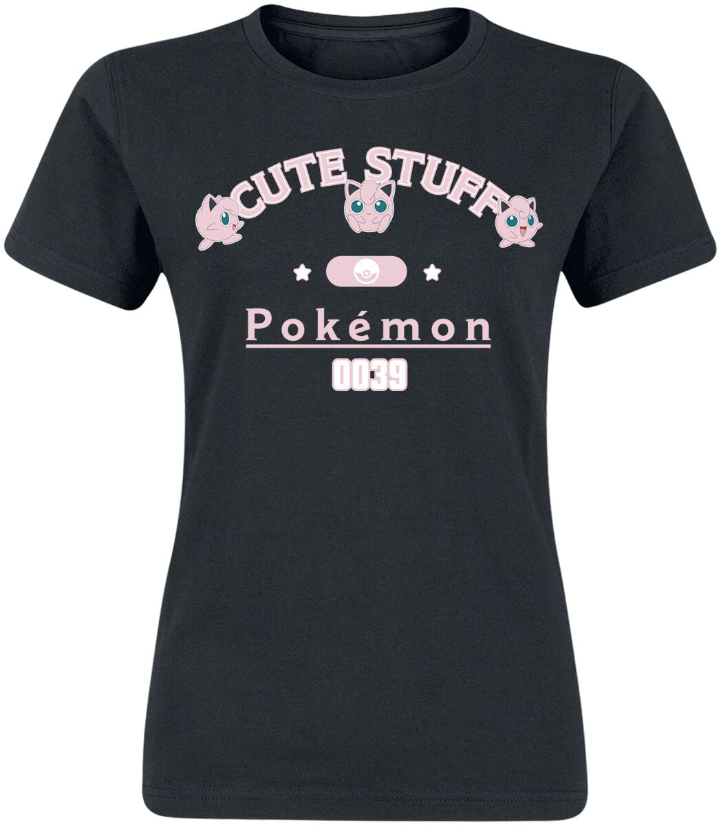 Pokémon Pummeluff - Cute Stuff T-Shirt schwarz in XL