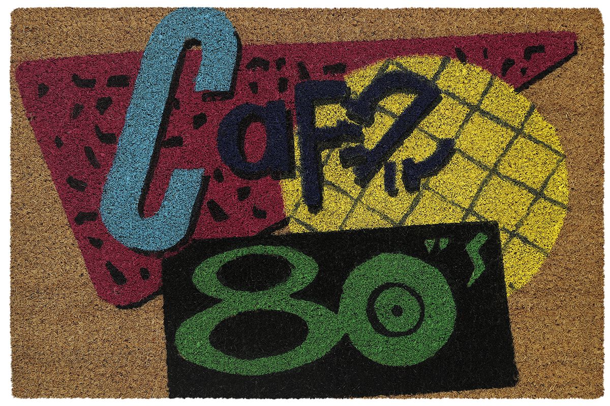 Zurück in die Zukunft Fußmatte - Café 80 - multicolor  - Lizenzierter Fanartikel