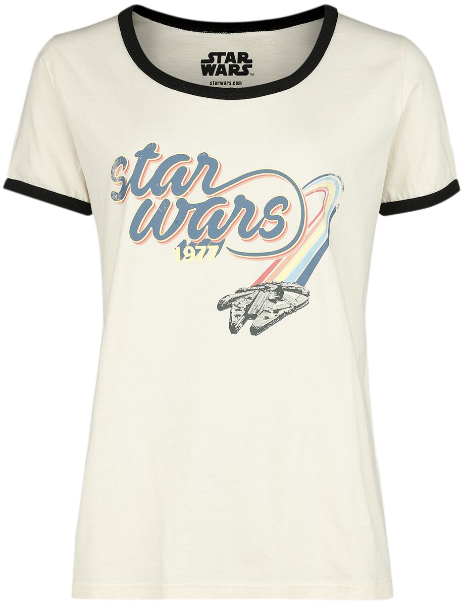 Star Wars Millenium Falcon Nostalgia T-Shirt natur in XXL