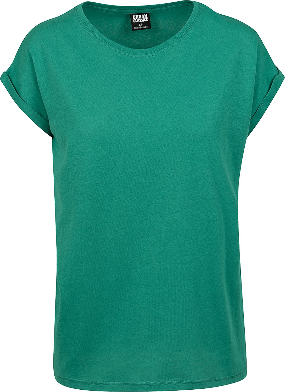 Urban Classics - Ladies Extended Shoulder Tee - T-Shirt - grün