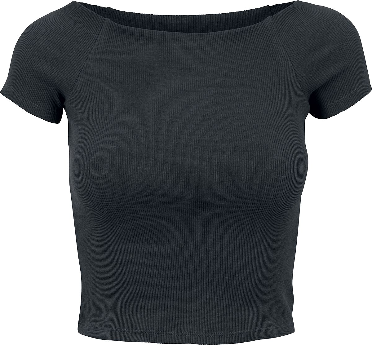 Urban Classics - Ladies Off Shoulder Rib Tee - T-Shirt - schwarz