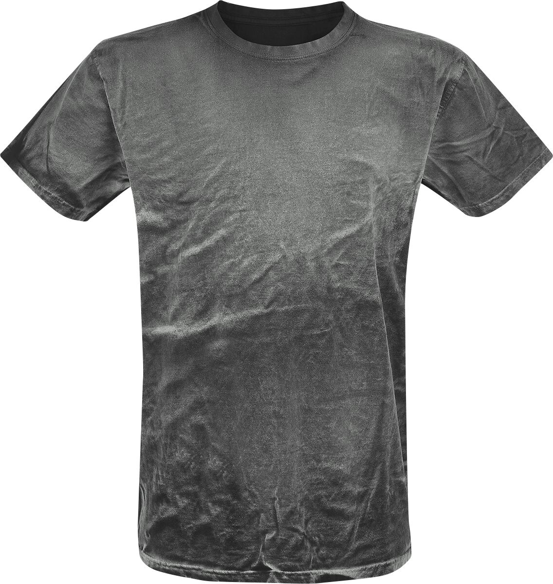 Image of T-Shirt di Outer Vision - Spray Washed Black Shirt - S a 3XL - Uomo - grigio