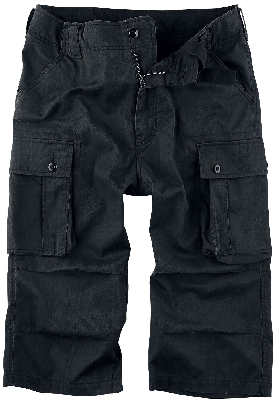 Cargo Shorts von Brandit - Cody 3/4 Vintage Short - S bis 5XL - für Männer - schwarz