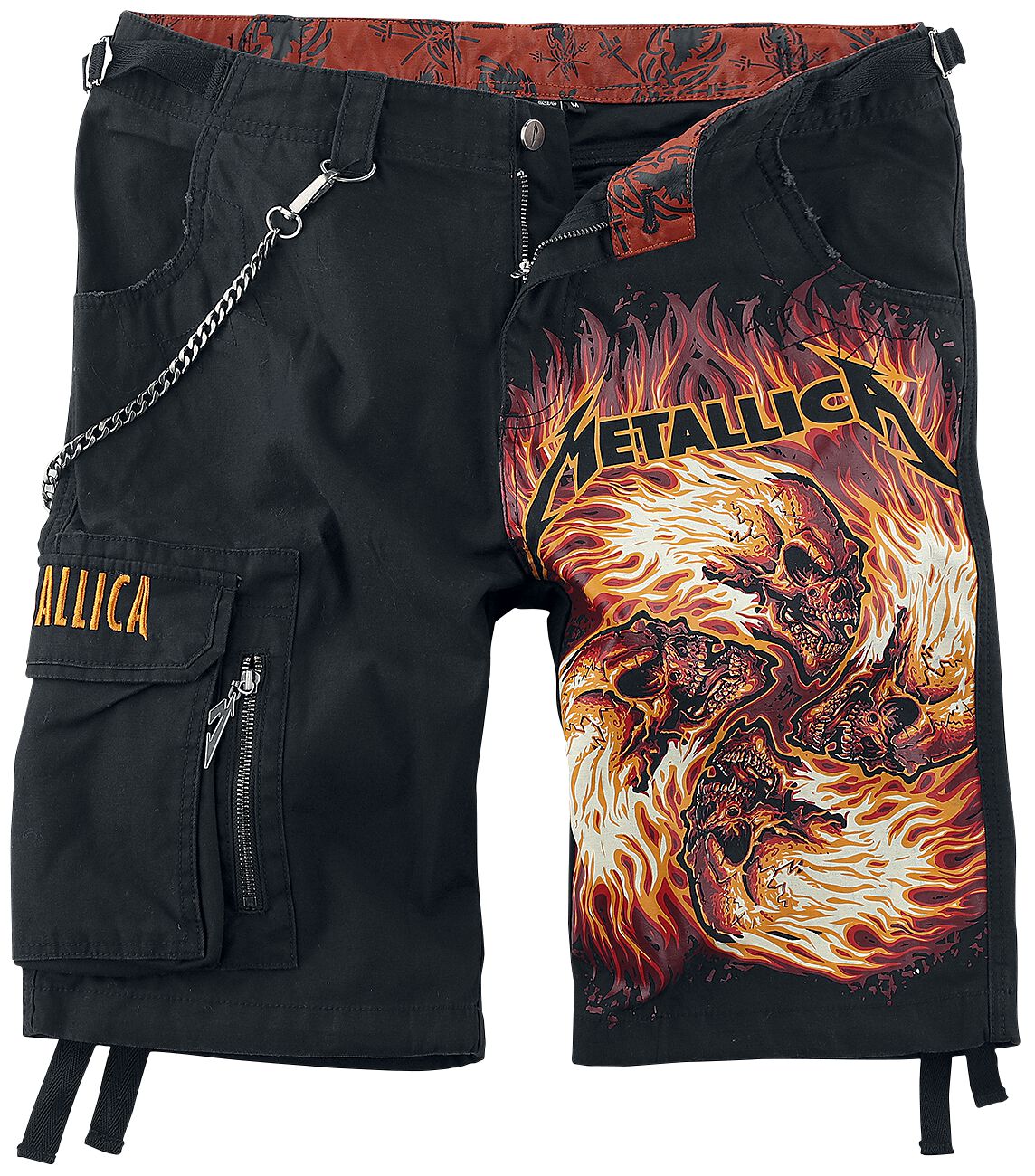 Metallica Short - EMP Signature Collection - M bis 4XL - für Männer - Größe 4XL - schwarz  - EMP exklusives Merchandise!