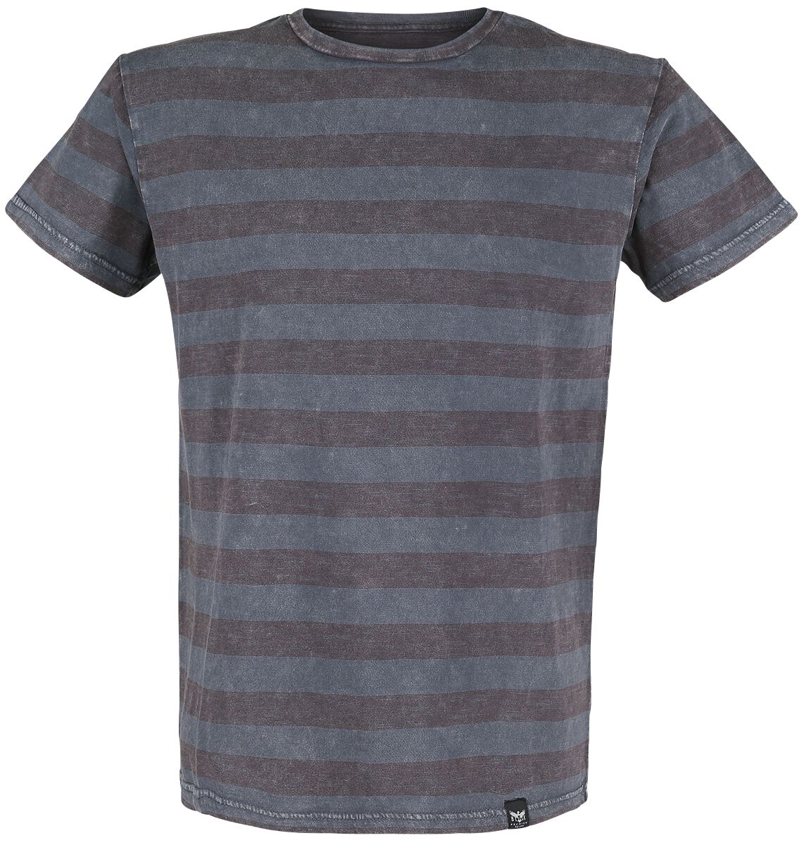Black Premium by EMP T-Shirt - graues T-Shirt mit Querstreifen und Rundhalsausschnitt - S bis 5XL - für Männer - Größe 3XL - grau